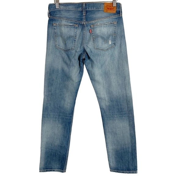 Levi's 501 Distressed Straight Leg Jeans Size 26 - Picture 2 of 9
